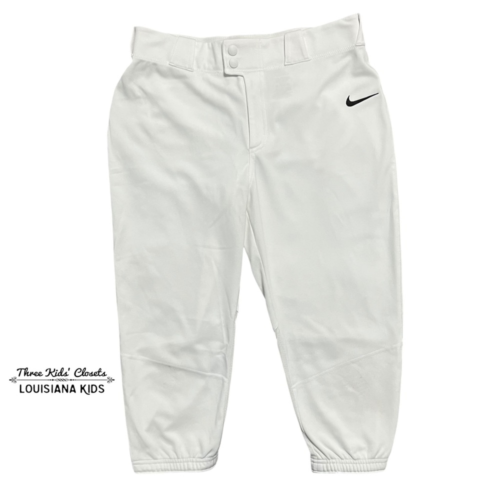 Nike Kids L or XL White Softball Baseball Pants